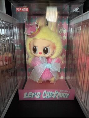 POP MART Let's Checkmate Plush Labubu - 100% Authentic